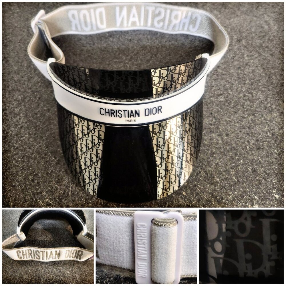 Dior Black and White Visor